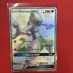Pokemon TCG Mewtwo GX Hidden Fates SV59/SV94 Holo Full Art - Image 3