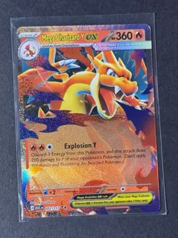 Pokemon MEGA CHARIZARD Y EX 022/217 - Ascended Heroes - ULTRA RARE HOLO - MINT - Image 1