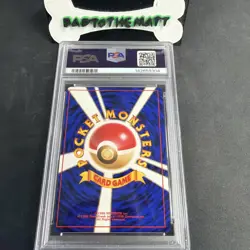 1997 Pocket Pokemon Japanese Rocket Dark Alakazam Holo #65 PSA 9 MINT Swirl - Image 2