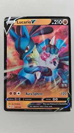 Lucario V 078/189 & 146/264 Pokemon TCG Holo NM Lot of 2 - Image 2