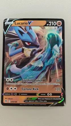 Lucario V 078/189 & 146/264 Pokemon TCG Holo NM Lot of 2 - Image 4