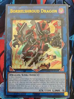 Yu-Gi-Oh!: BPRO-EN047 Borrelshroud Dragon 1st Ed. Ultra Rare NM-MINT - Image 1