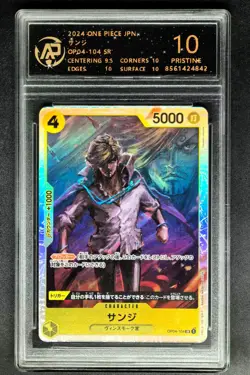 2024 ONE PIECE JPN. cards Sanji SR OP04-104 RPA 10 (SAME AS PSA 10) - Image 1