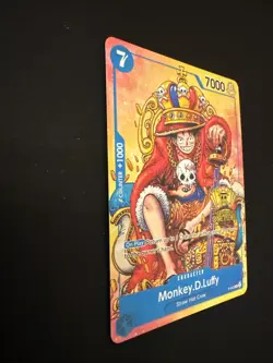 One Piece Monkey.D.Luffy 2nd Anniversary Stamped Promo P-043 NM - Image 2
