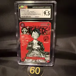CGC MINT+ 9.5 Luffy ST21-014 One Piece Magazine Weekly Shonen Jump Promo TCG 60 - Image 1