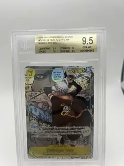 BGS 9.5 One Piece TCG Trafalgar Law Manga Alt Art OP10-119 - Image 1