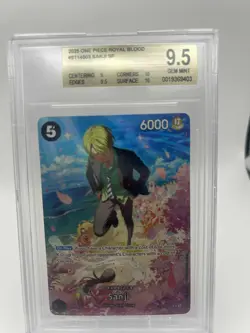 BGS 9.5 One Piece Royal Blood TCG Sanji SP ST14-003 - Image 1