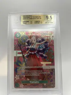 BGS 9.5 One Piece TCG Awakening of the New Era Yamato SP OP01-121 - Image 1