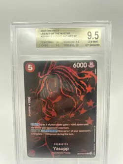 BGS 9.5 One Piece TCG Legacy of the Master Yasopp SP OP09-013 - Image 1