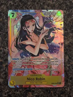 Nico Robin EB03-055 Extra Booster Rare Alternate Art One Piece Heroines - Image 1