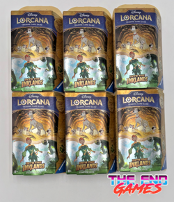 Disney Lorcana: Into the Inklands Starter Deck: Amber & Emerald x6 New Sealed - Image 1
