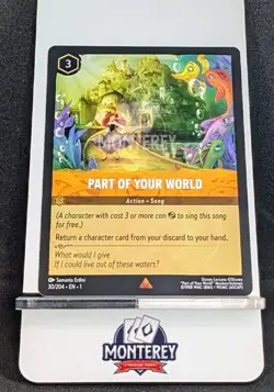 PART OF YOUR WORLD NM-MINT Disney Lorcana TCG non holo 30/204 EN1 - Image 1