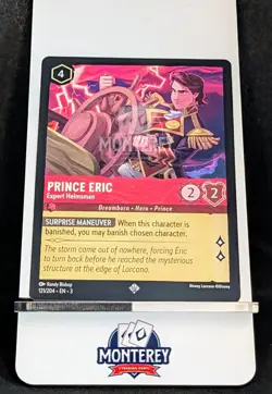 PRINCE ERIC Expert Helmsman NM-MINT Disney Lorcana TCG non holo 121/204 EN3 - Image 1