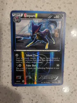 Pokemon Liepard Team Plasma 84/135 Plasma Storm Stage 1 Rare Reverse Holo Card - Image 1