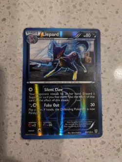 Pokemon Liepard Team Plasma 84/135 Plasma Storm Stage 1 Rare Reverse Holo Card - Image 2