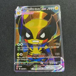 Pokemon Wolverine Pikachu Vcos Full Alt Art High Quality Near Mint Custom Card - Image 1