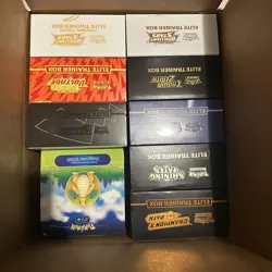 Pokemon TCG Opened ETB Bundle Set - 9 ETB Boxes (Minus Packs, Promos, Code Card) - Image 2