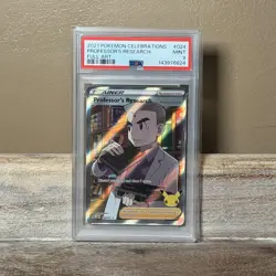 Pokemon TCG Celebrations Arc 024/025 PSA 9 Full Art Holo Trainer Card Supporter - Image 1
