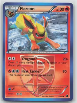 Pokemon Card Flareon (Team Plasma) Uncommon Plasma Freeze 12/116 - Image 1