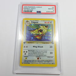 1999 PSA 8 NM MT Pokemon 8/64 Jungle Pidgeot 1st Edition Holo Card #58828B - Image 1
