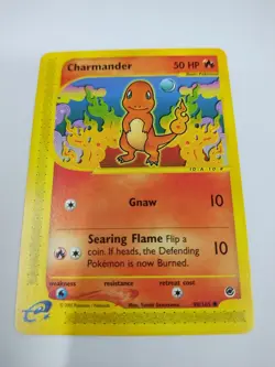 MINT Pokemon Card 2002 Starter Charmander Expedition 98/165 e reader - Image 1