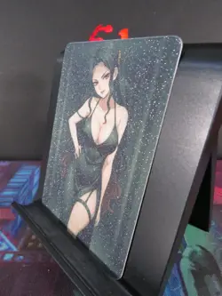 Lady Muzan Demon Slayer Art Card Glitter Anime Sexy Waifu CCG Custom NM - Image 2