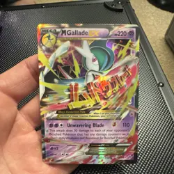 Pokemon Mega Audino EX & Mega Gallade EX Holo Card Lot 2 Mega Evolution - Image 2