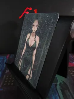 Lady Muzan Demon Slayer Art Card Glitter Anime Sexy Waifu CCG Custom NM - Image 2