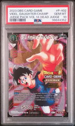PSA10 Dragon Ball Super Card Game Language Version P-402 Relief Processing - Image 1