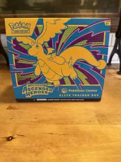 Pokemon Center Ascended Heroes Elite Trainer Box - BOX ONLY, NO CARDS OR PROMO - Image 1