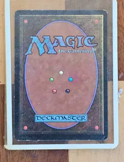 Vintage MTG Magic The Gathering Card Wall Of Shadows Signed Pete Venters 1994 - Image 3