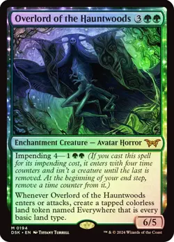 Overlord of the Hauntwoods Duskmourn: House of Horror Foil Near Mint NM Magic - Image 1