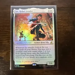 MTG Jet, Rebel Leader Avatar: The Last Airbender: Eternal-Legal Foil - Image 1