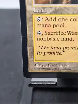 Wasteland — Tempest — Moderately Played — Edge Wear & Warp — Magic The Gathering - Image 3