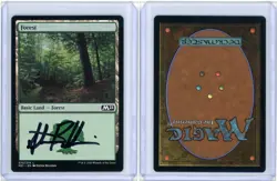 Forest 273 Core Set 2021 Upside Down Back Signed By Artist Steven Belledin - Image 1