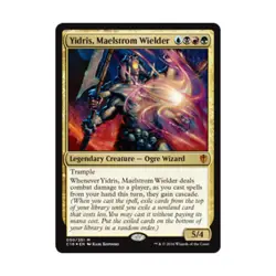 WotC MTG Commander 2016 Yidris, Maelstrom Wielder (MR) (Foil) EX - Image 1