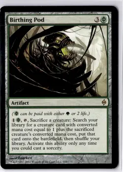 Birthing Pod New Phyrexia Regular LP R 104/175 - Image 1