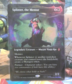Splinter, the Mentor - Borderless (FOIL) - MTG: Teenage Mutant Ninja Turtles - Image 1