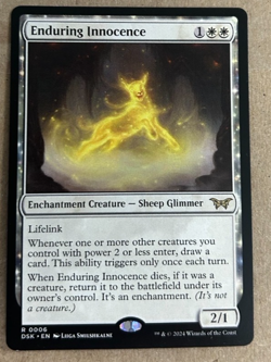 Enduring Innocence Duskmourn: House of Horror Regular NM-M unplayed Pack Fresh - Image 1