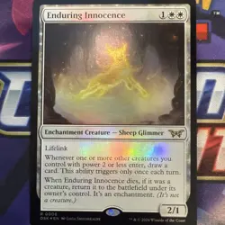 MTG Magic the Gathering Enduring Innocence (6/469) Duskmourn House of Horror LP - Image 1