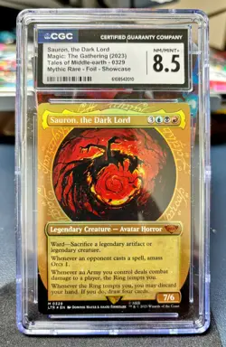 Magic The Gathering Mythic RARE Showcase Foil LTR #329 Sauron, The Dark Lord - Image 1