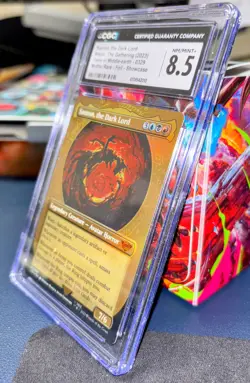 Magic The Gathering Mythic RARE Showcase Foil LTR #329 Sauron, The Dark Lord - Image 3
