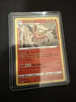 Charizard 10/78 Pokemon GO Set Holo Rare Pokemon Card TCG 2022 - Image 1