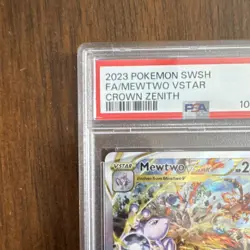 Pokemon TCG Mewtwo VSTAR GG44/GG70 Crown Zenith Ultra Rare Full Art Holo PSA 10 - Image 3