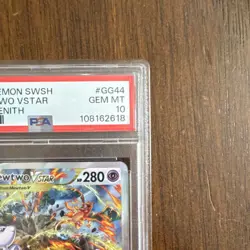 Pokemon TCG Mewtwo VSTAR GG44/GG70 Crown Zenith Ultra Rare Full Art Holo PSA 10 - Image 4
