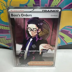 Boss’s Orders 256/217 Ultra Rare Full Art Pokemon TCG Ascended Heroes NM - Image 1