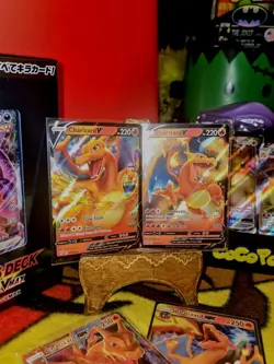 NM Pokemon Charizard Lot of 4 Zards 2 GX's & 2Vs,& 1 Flareon & 1 Eevee Vmax. - Image 2