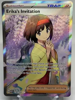 Erika's Invitation - Pokemon Scarlet & Violet 151 196/165 Full Art Ultra Rare - Image 1