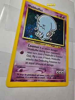 Pokemon TCG | Wobbuffet - 16/75 | Holo | Neo Discovery 2001 | Vintage HOLO BLEED - Image 4
