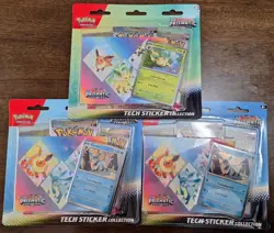 3X - Pokemon TCG Scarlet Violet Prismatic Evolutions Tech Sticker Collection - Image 1